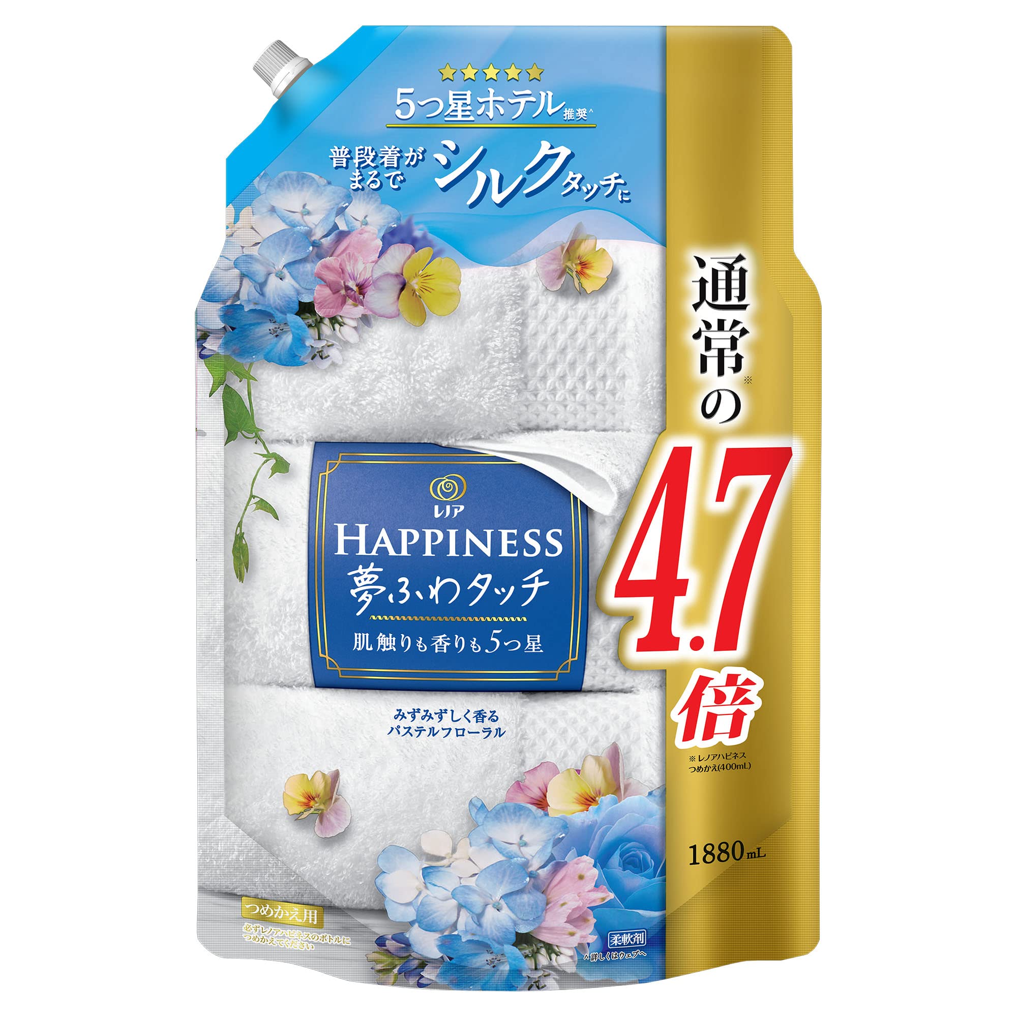 新品♡レノアハピネス　パステルフローラル Amazon | レノア ハピネス 夢ふわタッチ 柔軟剤 パステルフローラル